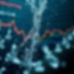 Conceptual illustration of wash trading in cryptocurrency