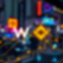Graphical representation of the integration between Wemix and Binance.