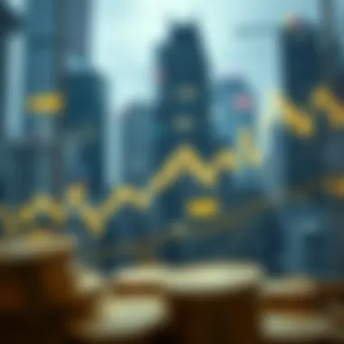 Cryptocurrency Market Dynamics Graphical representation of cryptocurrency market dynamics