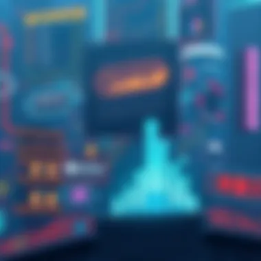 Digital Economy Ecosystem Illustration of digital economy ecosystem