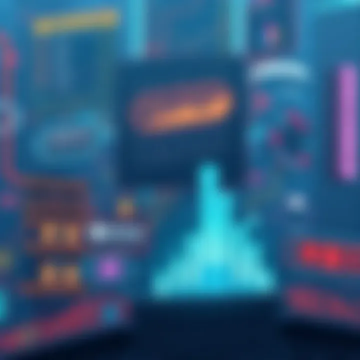 Digital Economy Ecosystem Illustration of digital economy ecosystem