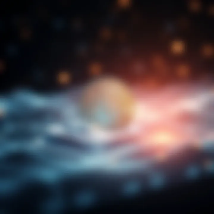 Conceptual representation of digital currency